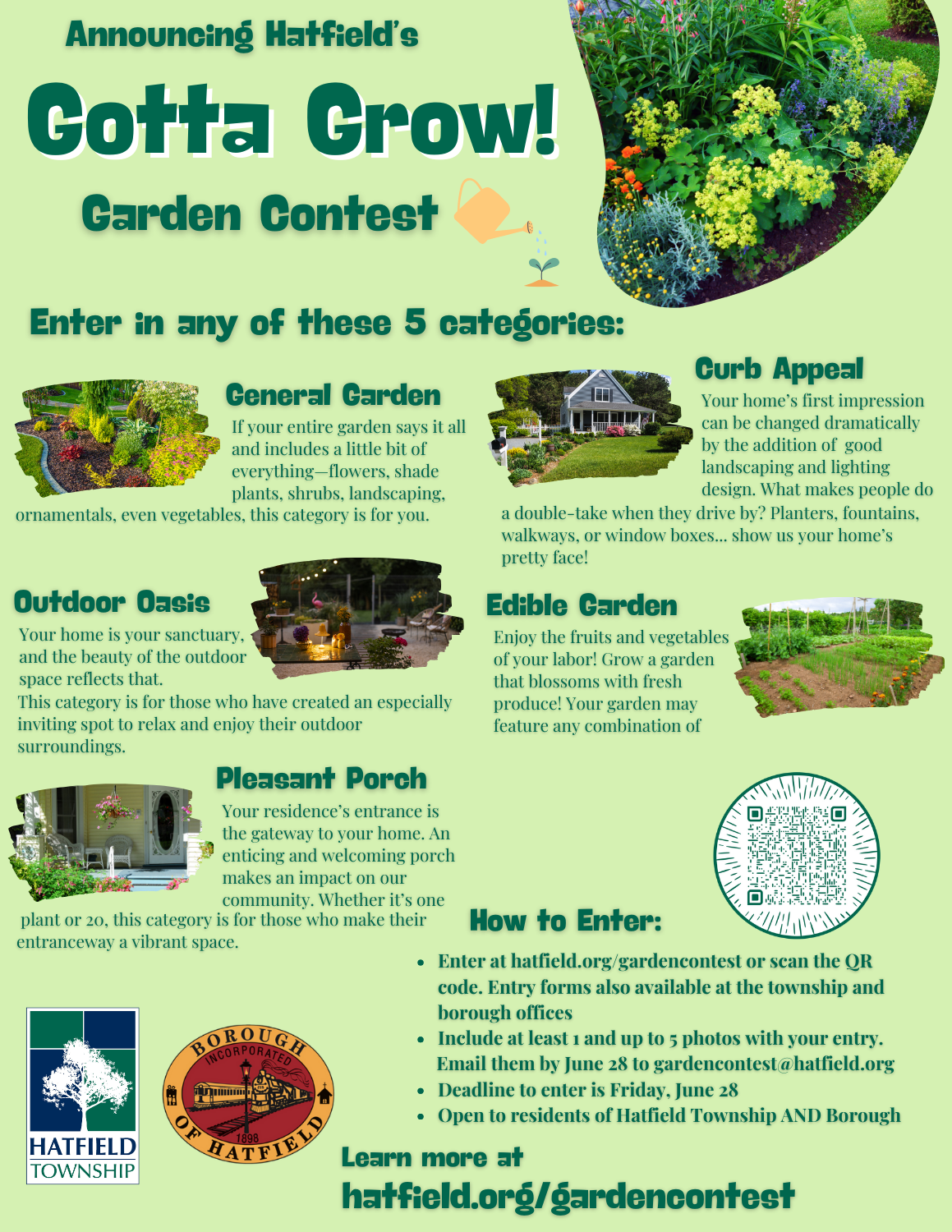 Gotta Grow Flyer 5 Categories